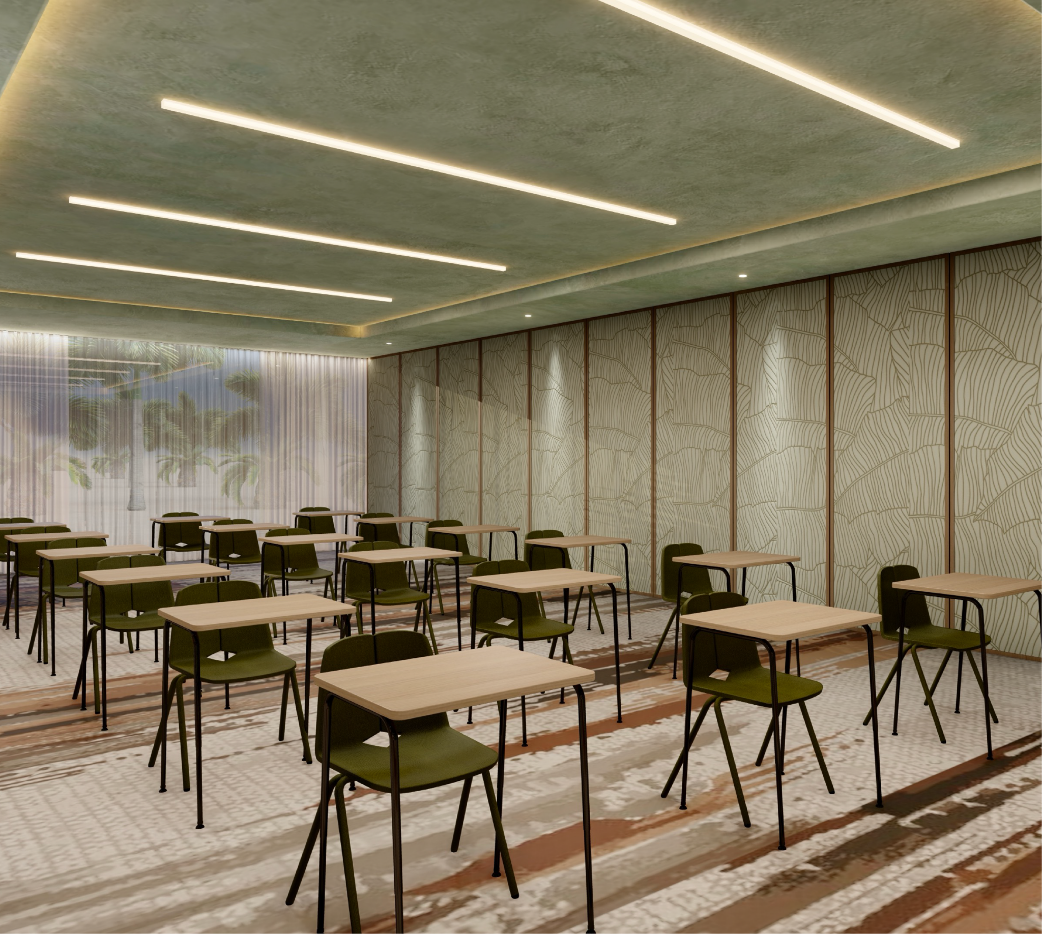 The Palm Qassim Handwritten Collection – Meeting Room | فندق ذا بالم القصيم، هاندريتن كوليكشن – قاعة اجتماعات
